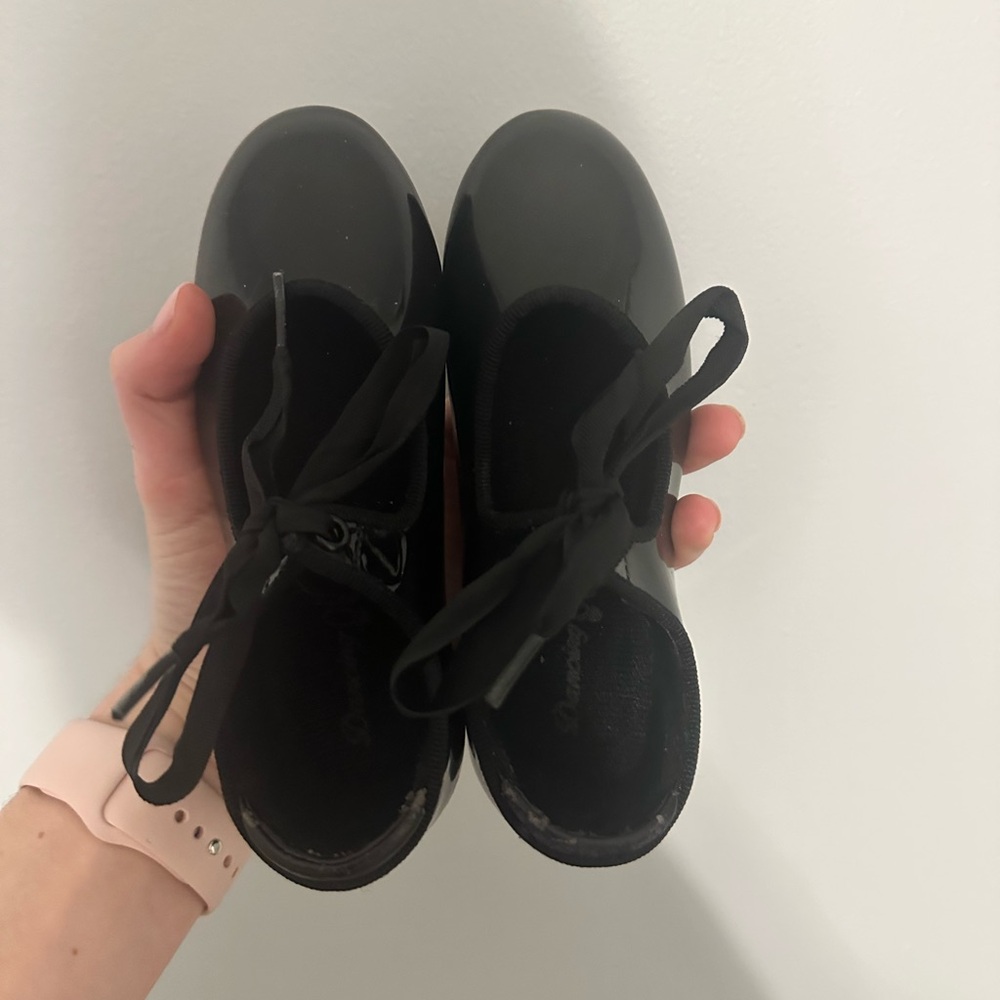 Classic Black Tap Kids Shoes